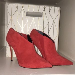 COPY - Guess red heel booties
